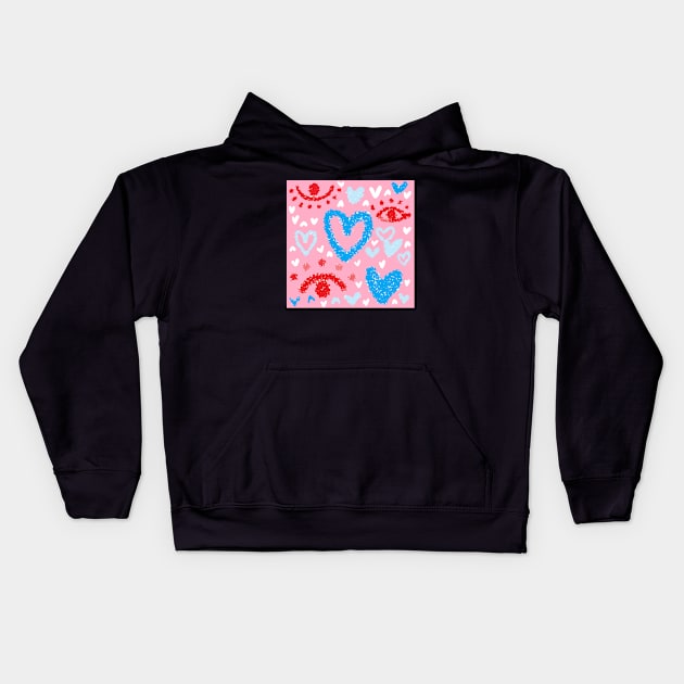 love eyes Kids Hoodie by zzzozzo